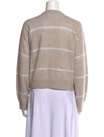 Brunello Cucinelli Alpaca Striped Sweater