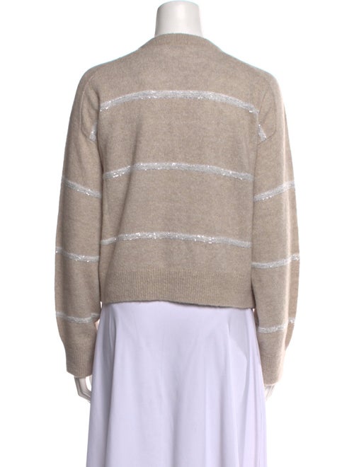 Brunello Cucinelli Alpaca Striped Sweater