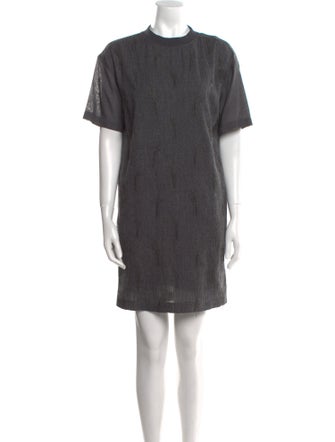 Brunello Cucinelli Crew Neck Long Dress