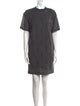 Brunello Cucinelli Crew Neck Long Dress