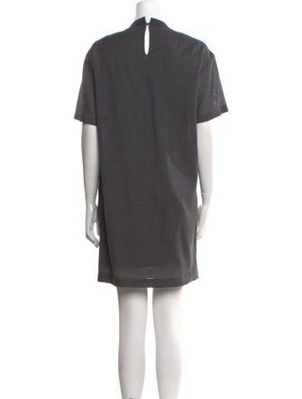 Brunello Cucinelli Crew Neck Long Dress