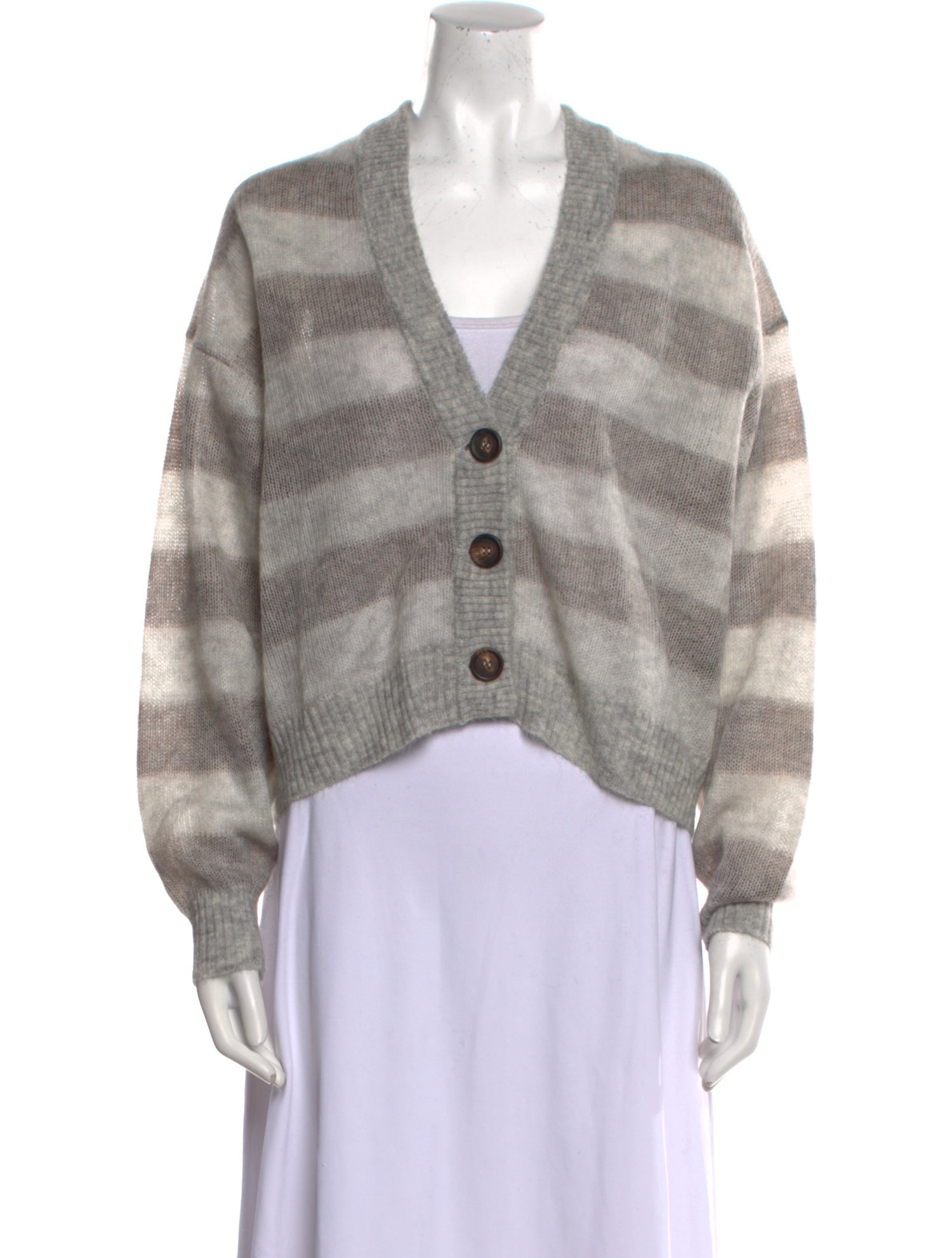 Brunello Cucinelli Mohair Striped Sweater