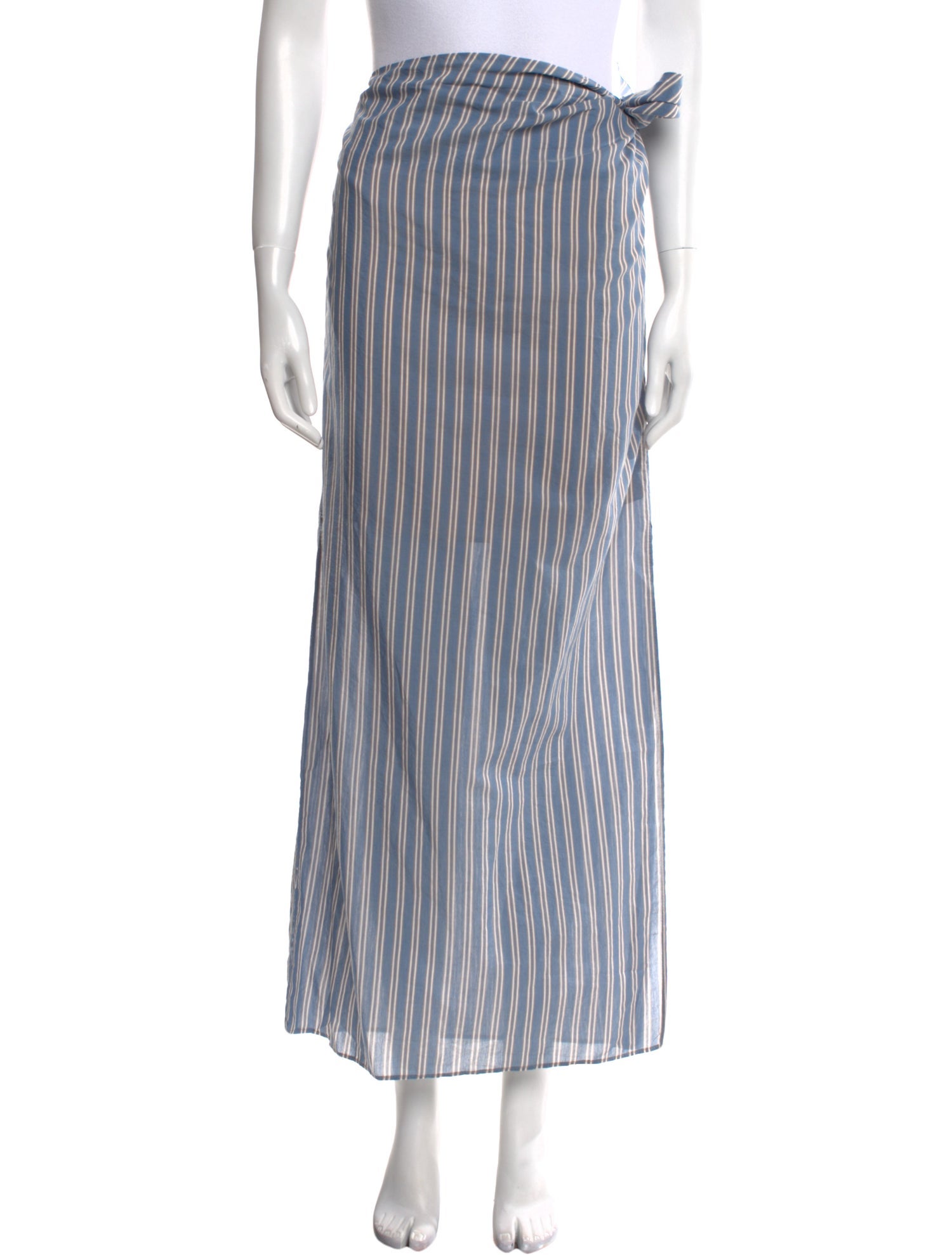 Brunello Cucinelli Striped Long Skirt