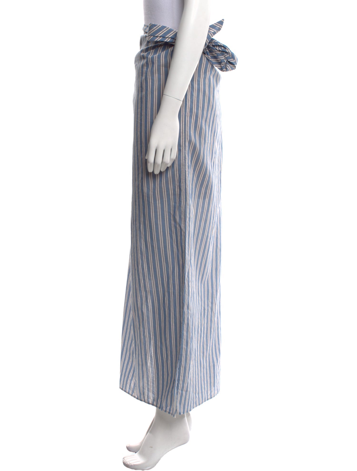 Brunello Cucinelli Striped Long Skirt