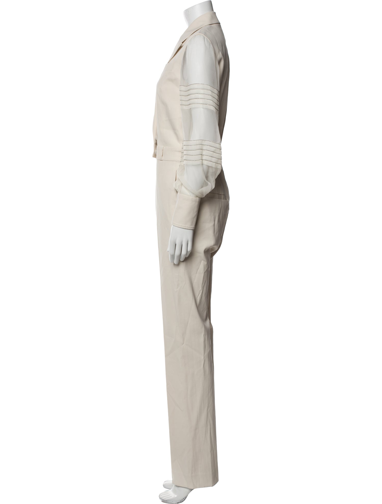 Brunello Cucinelli V-Neck Jumpsuit