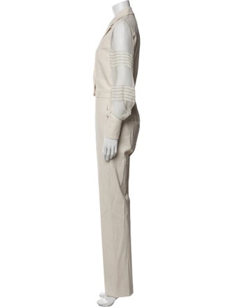 Brunello Cucinelli V-Neck Jumpsuit