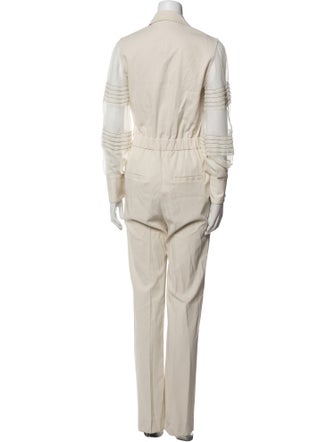Brunello Cucinelli V-Neck Jumpsuit