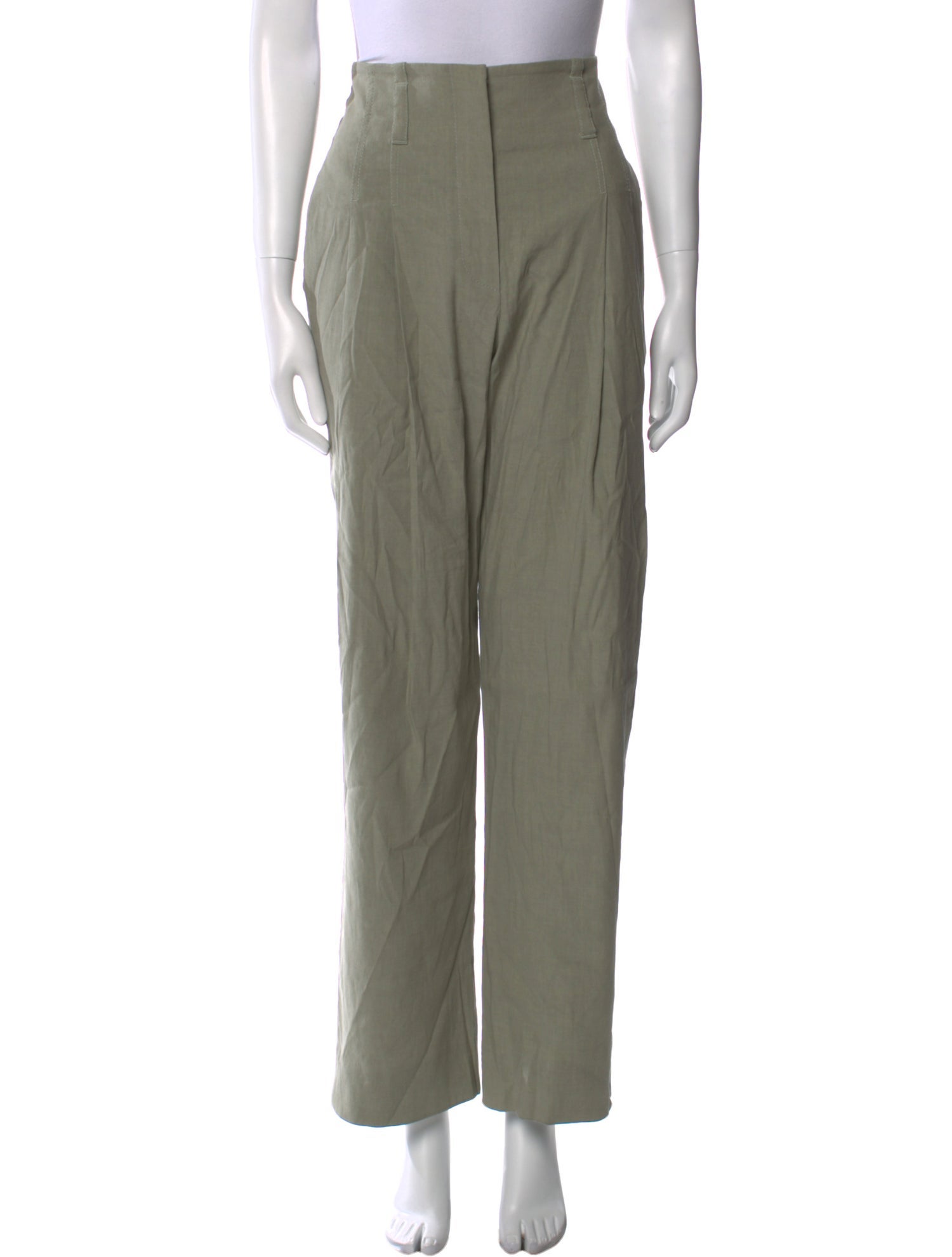 Brunello Cucinelli Linen Wide Leg Pants