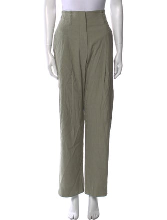 Brunello Cucinelli Linen Wide Leg Pants