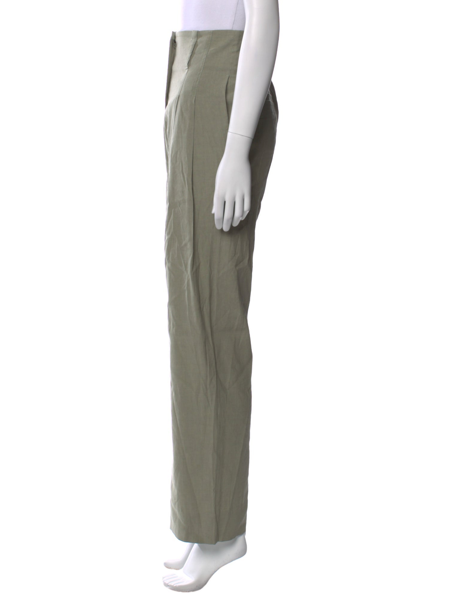 Brunello Cucinelli Linen Wide Leg Pants