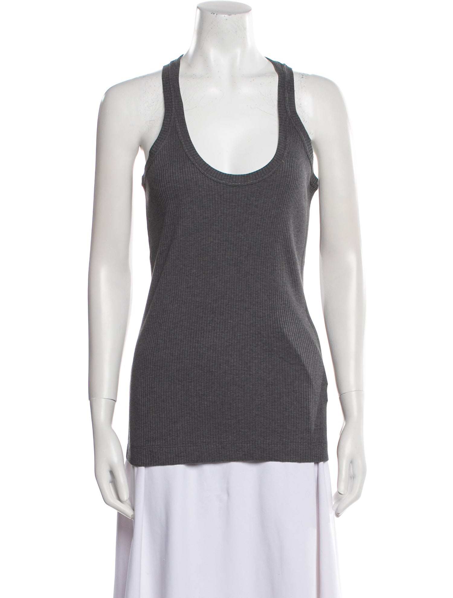 Brunello Cucinelli Scoop Neck Sleeveless Top