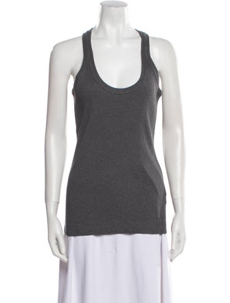 Brunello Cucinelli Scoop Neck Sleeveless Top