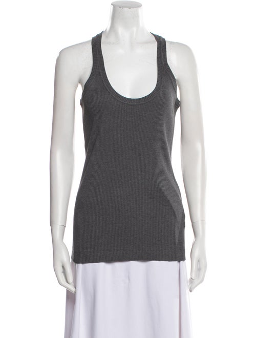 Brunello Cucinelli Scoop Neck Sleeveless Top