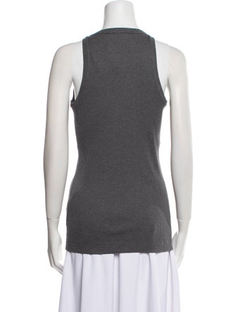 Brunello Cucinelli Scoop Neck Sleeveless Top