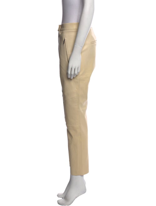 Brunello Cucinelli Leather Skinny Leg Pants