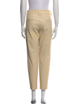 Brunello Cucinelli Leather Skinny Leg Pants