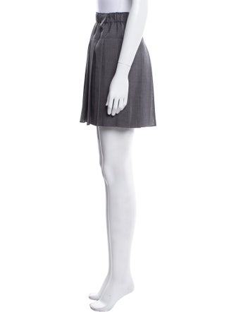 Brunello Cucinelli Pleated Accents Mini Skirt