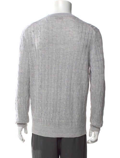 Brunello Cucinelli Linen Crew Neck Pullover