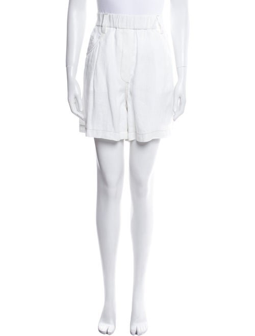 Brunello Cucinelli Linen Mini Shorts