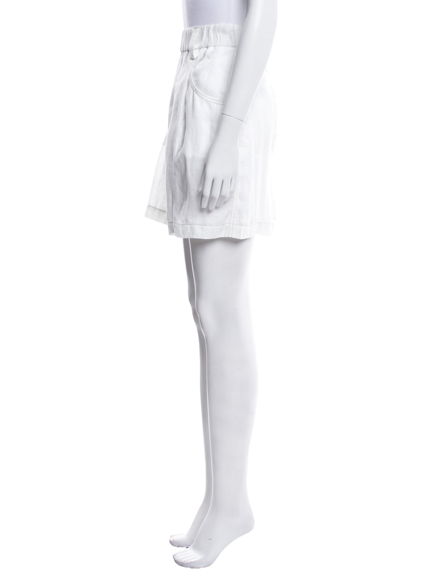 Brunello Cucinelli Linen Mini Shorts