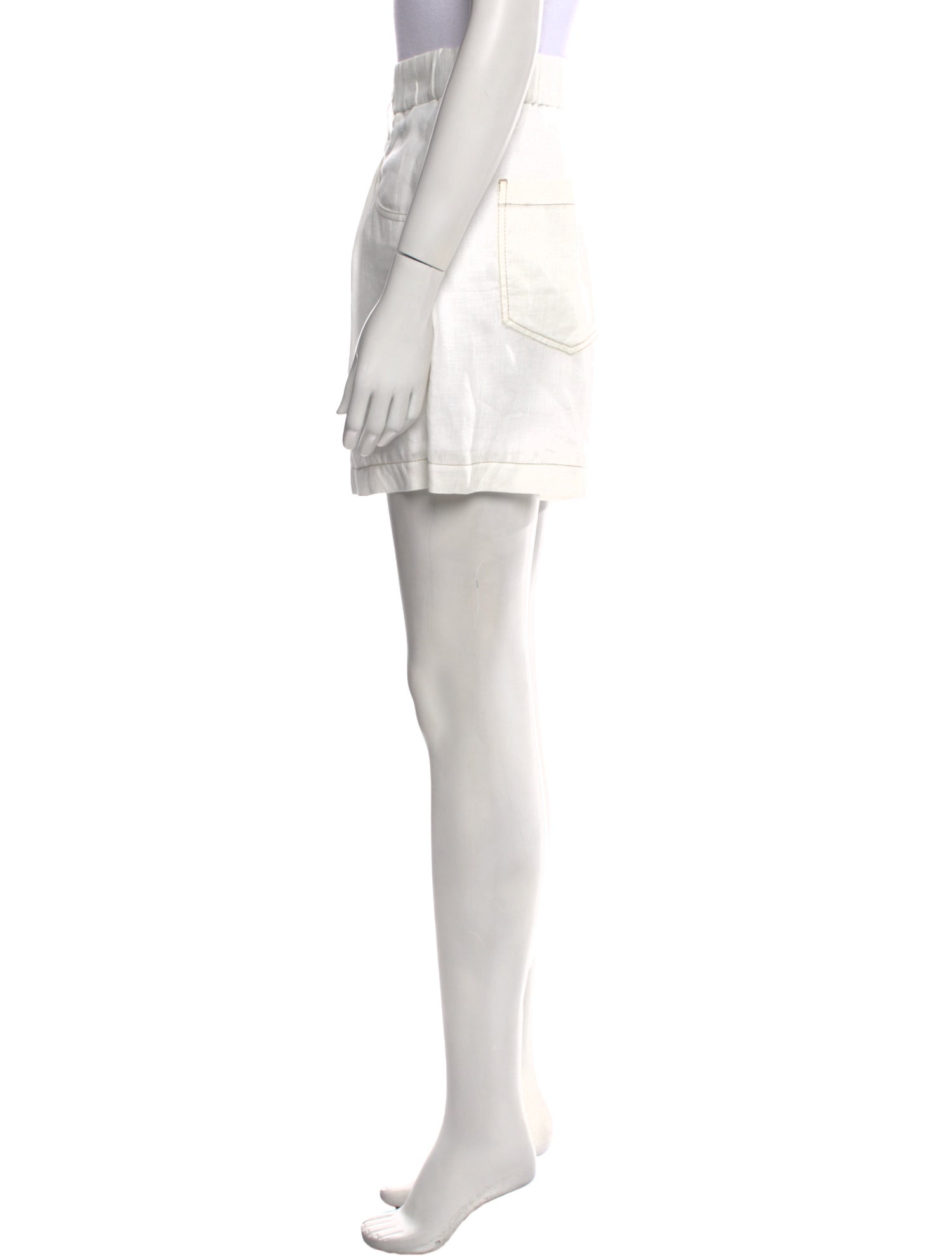 Brunello Cucinelli Linen Mini Shorts