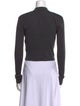 Brunello Cucinelli Wool V-Neck Crop Top