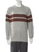 Brunello Cucinelli Linen Striped Pullover