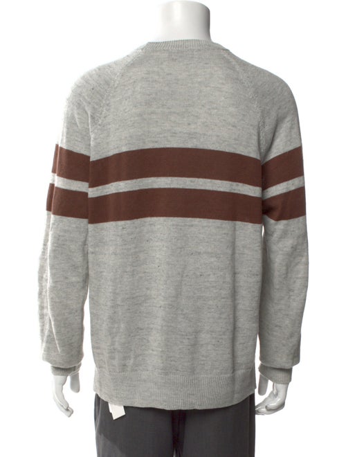 Brunello Cucinelli Linen Striped Pullover