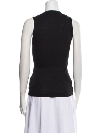 Brunello Cucinelli Wool V-Neck Top