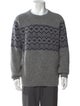 Brunello Cucinelli Graphic Print Crew Neck Pullover