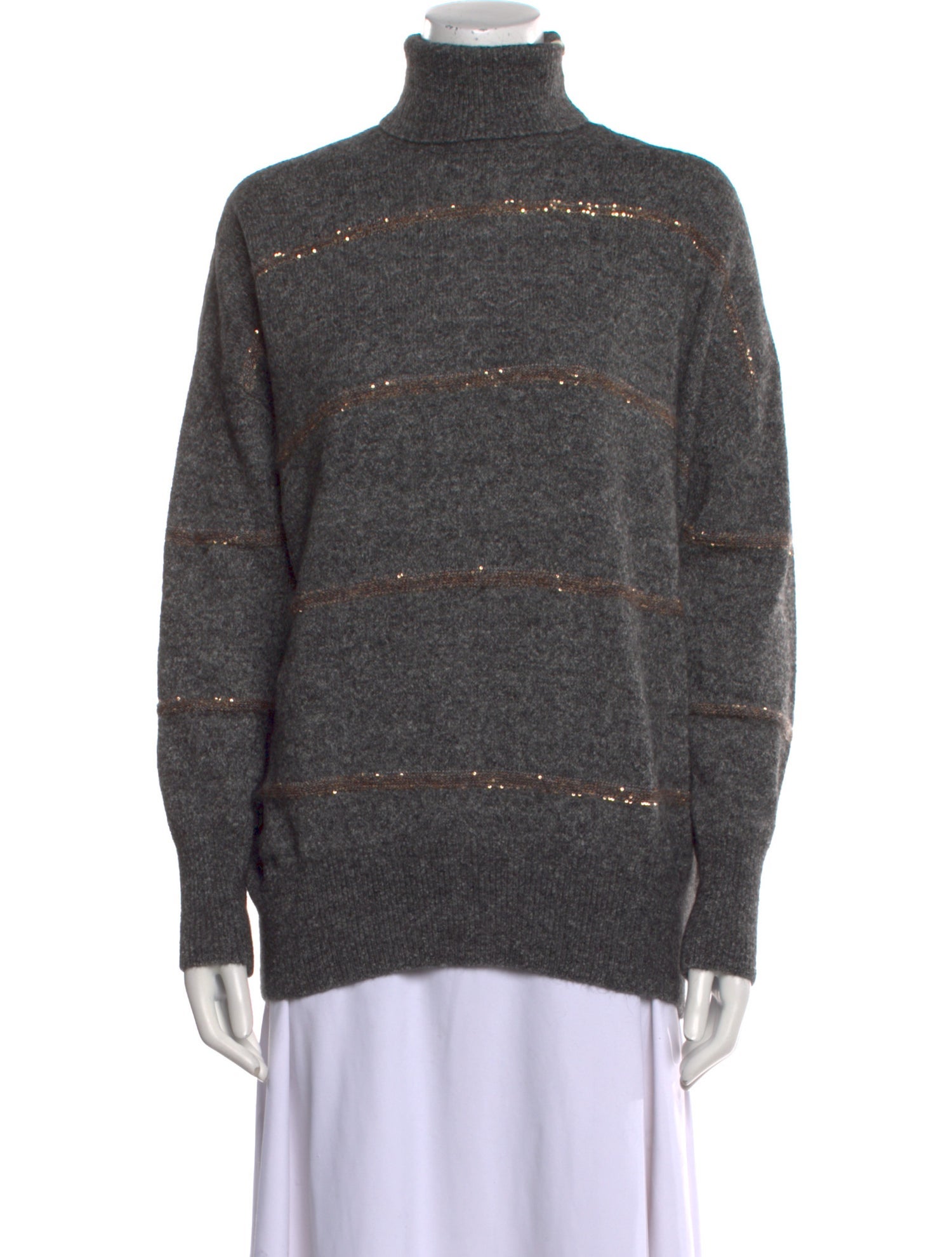 Brunello Cucinelli Alpaca Striped Sweater