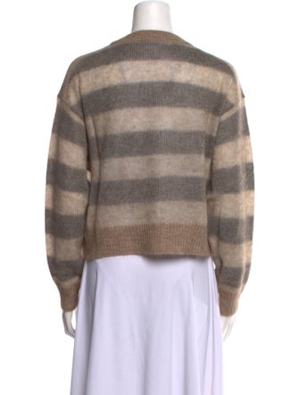Brunello Cucinelli Mohair Striped Sweater