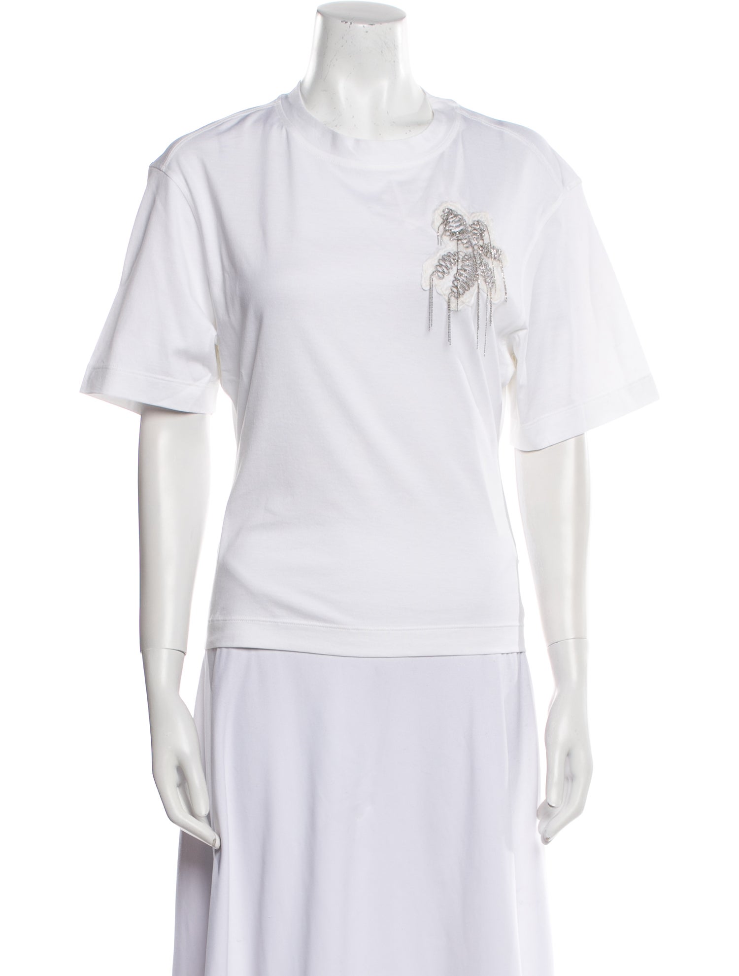 Brunello Cucinelli Crew Neck Short Sleeve T-Shirt