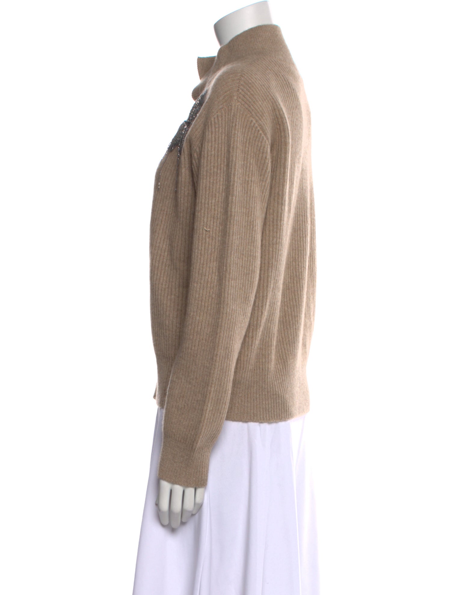 Brunello Cucinelli Cashmere Mock Neck Sweater