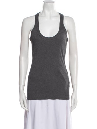 Brunello Cucinelli Scoop Neck Sleeveless Top
