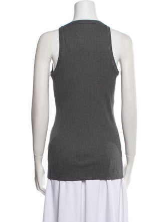 Brunello Cucinelli Scoop Neck Sleeveless Top