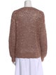 Brunello Cucinelli Silk Crew Neck Sweater