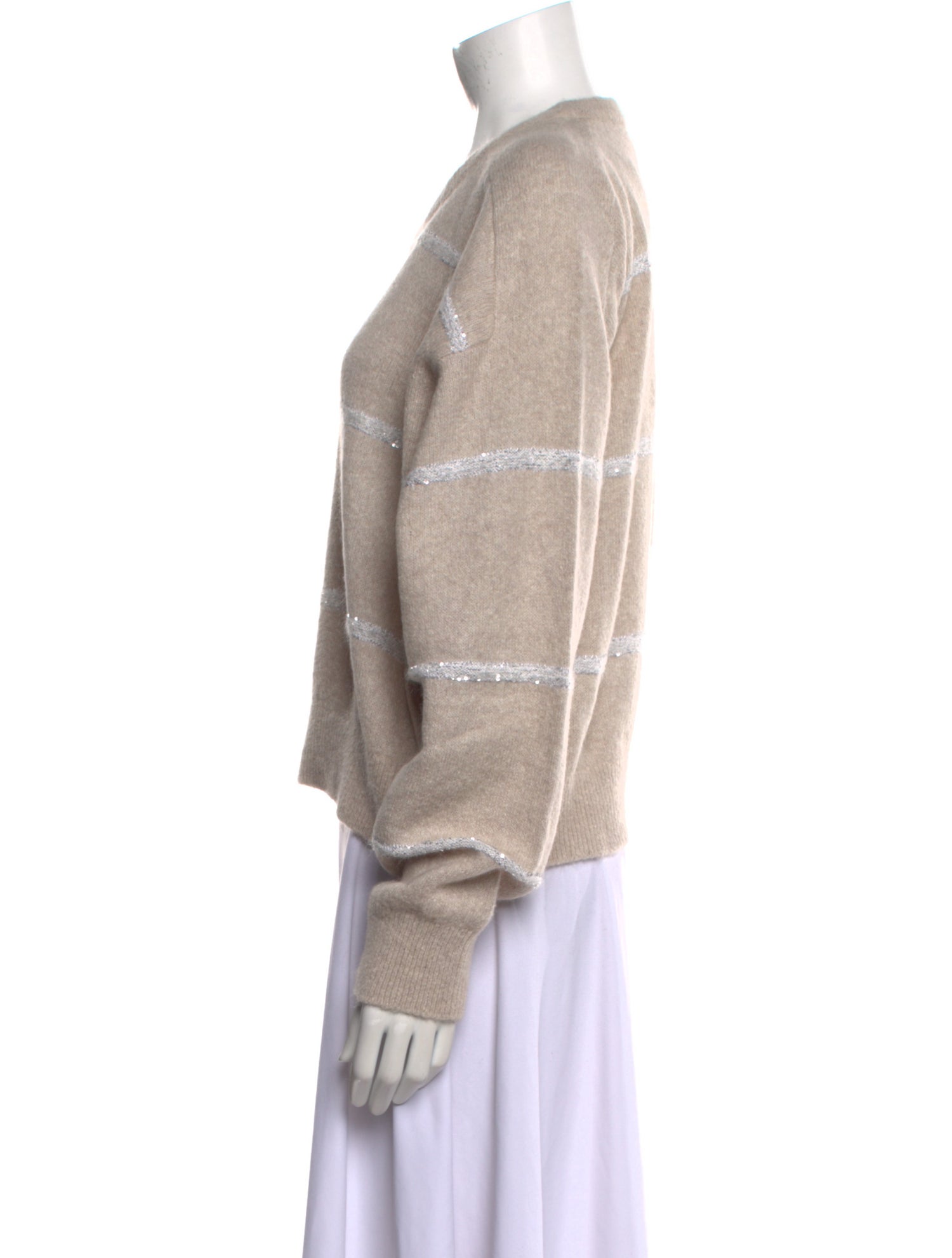 Brunello Cucinelli Alpaca Striped Sweater