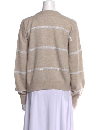 Brunello Cucinelli Alpaca Striped Sweater