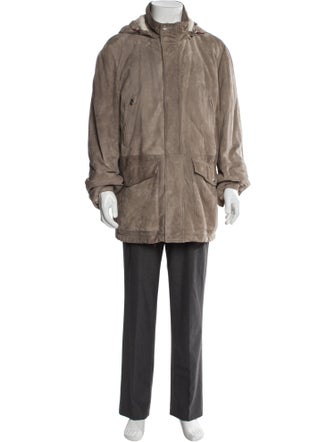 Brunello Cucinelli Leather Parka
