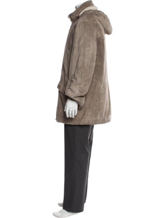Brunello Cucinelli Leather Parka
