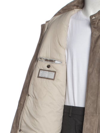 Brunello Cucinelli Leather Parka