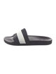 Brunello Cucinelli Rubber Colorblock Pattern Slides