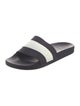 Brunello Cucinelli Rubber Colorblock Pattern Slides