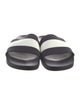 Brunello Cucinelli Rubber Colorblock Pattern Slides