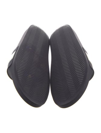 Brunello Cucinelli Rubber Colorblock Pattern Slides