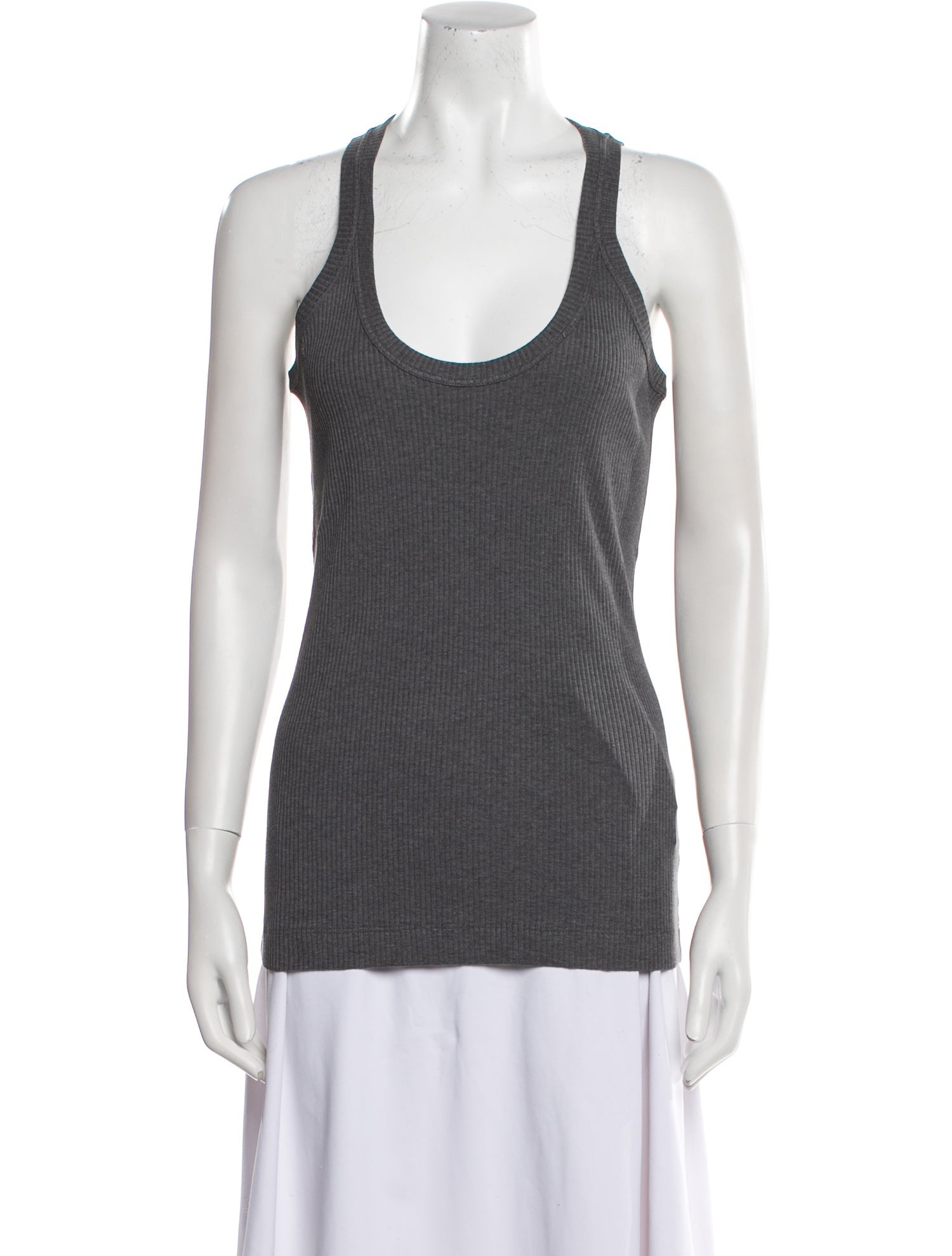 Brunello Cucinelli Scoop Neck Sleeveless Top