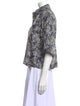 Brunello Cucinelli Silk Printed Crop Top