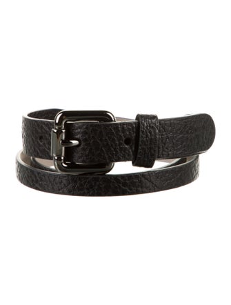 Brunello Cucinelli Skinny Leather Belt