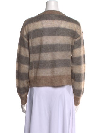 Brunello Cucinelli Mohair Striped Sweater